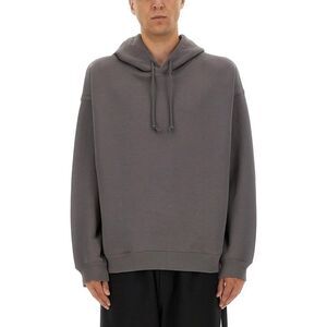 Y-3 Men's Oversized Hoodie Men GREY Sweaters & Cardigans